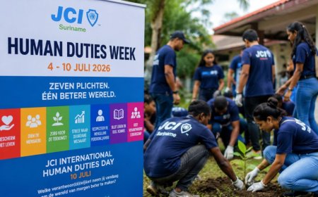 JCI Suriname houdt Human Duties Week over verantwoordelijkheid en leiderschap