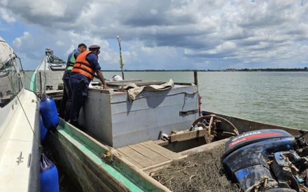 Drugs aangetroffen in vissersboot voor de kust van Suriname