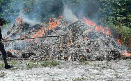 lllegale sigaretten verbrand bij Kraka