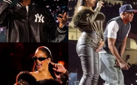Rihanna keert terug op podium tijdens optreden met Jay Z in Yankee Stadium