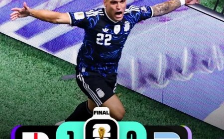 Argentinië verslaat Engeland met 2-1 en bereikt WK-finale