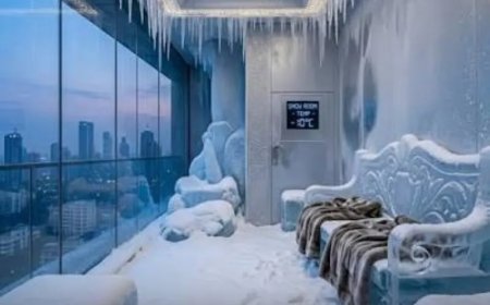 Opmerkelijk – Geen airco, maar decadente sneeuwkamers met kunstsneeuw in eigen huis