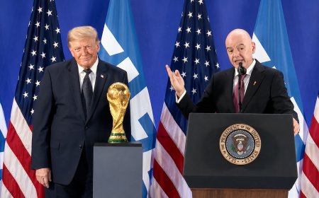 Trump woont WK-finale tussen Argentinië en Spanje bij