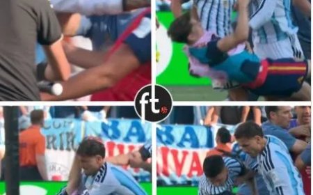 Chaos na WK-finale: Paredes ontketent massale vechtpartij