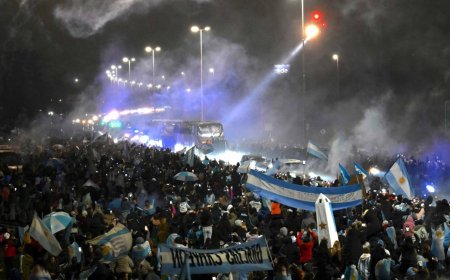 Zege op Engeland verzacht WK-verdriet bij groots onthaal Argentinië