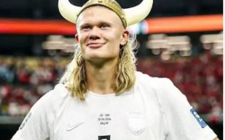 Haaland scoort direct bij WK debuut