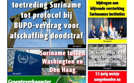 Dagblad Suriname, vrijdag 24 juli 2026