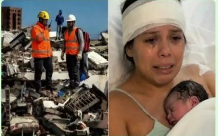 Pasgeboren baby overleeft 32 uur onder puin dankzij moeder