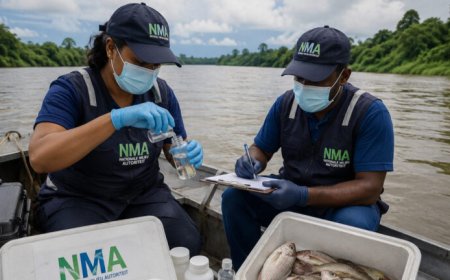 Onderzoek naar massale vissterfte Boven-Saramacca nog niet afgerond