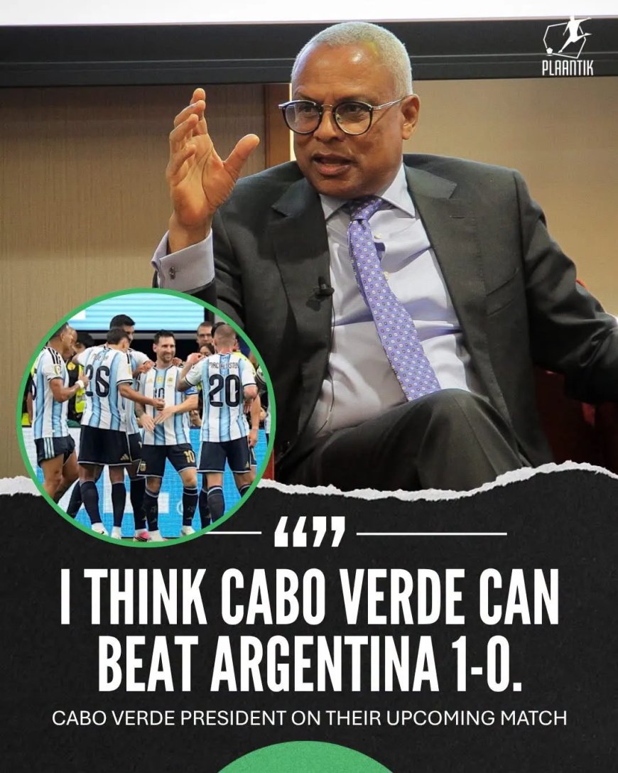 President Neves gelooft in WK stunt Kaapverdië tegen Argentinië