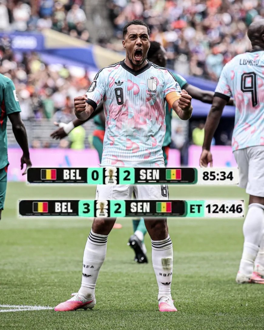 België ontsnapt na spectaculaire comeback in moeizame wedstrijd tegen Senegal