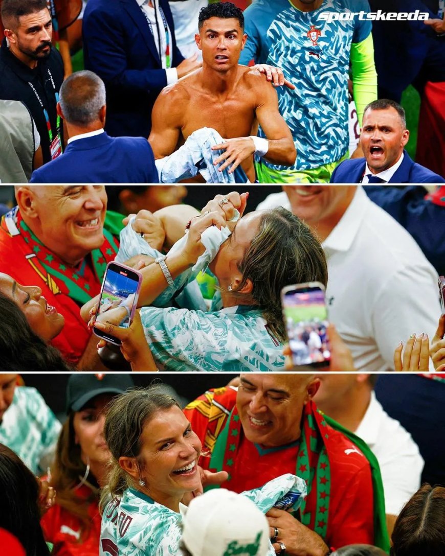 Ronaldo ontroert zus met bijzonder gebaar