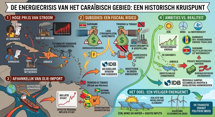 De keus tussen krachtcentrale en klimaat: de dure energiecrisis van het Caraibisch gebied