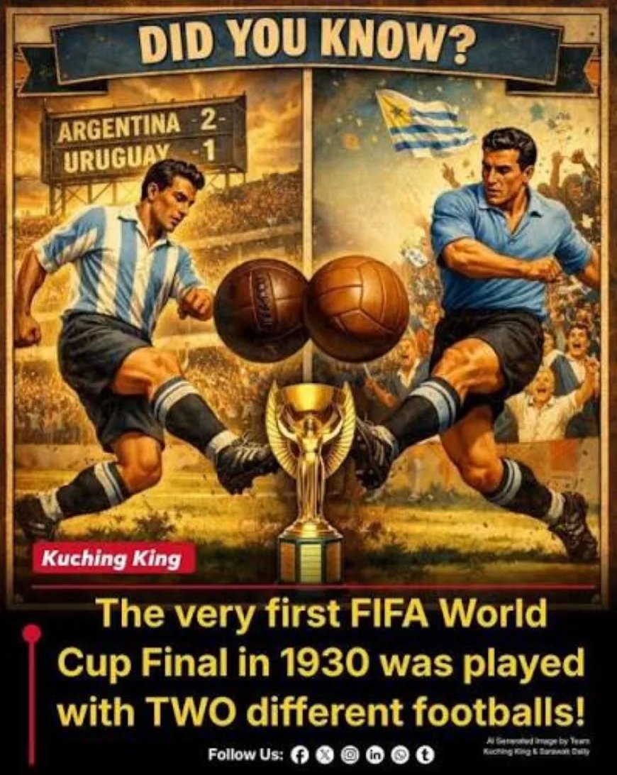 WIST U DAT: Argentinië en Uruguay in de FIFA WK finale in 1930 met hun eigen bal speelden?