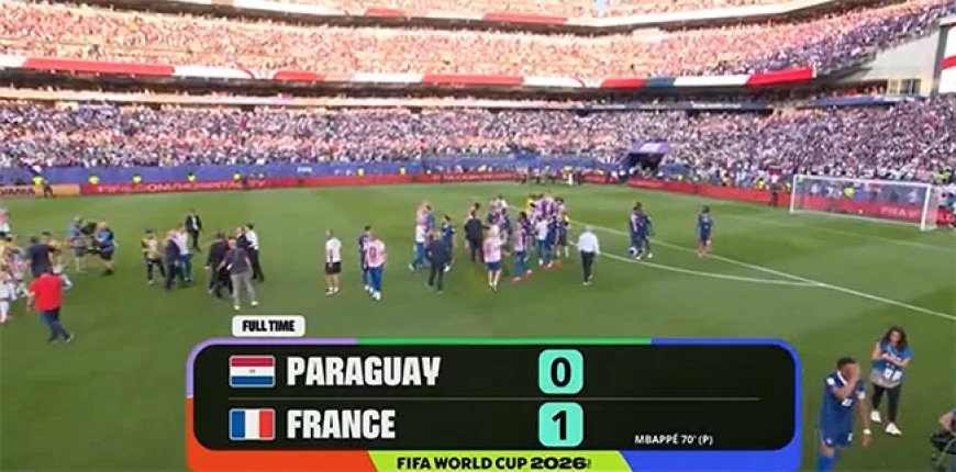 Derde helft WK 2026: Mbappé schiet Frankrijk langs taai Paraguay naar kwartfinales