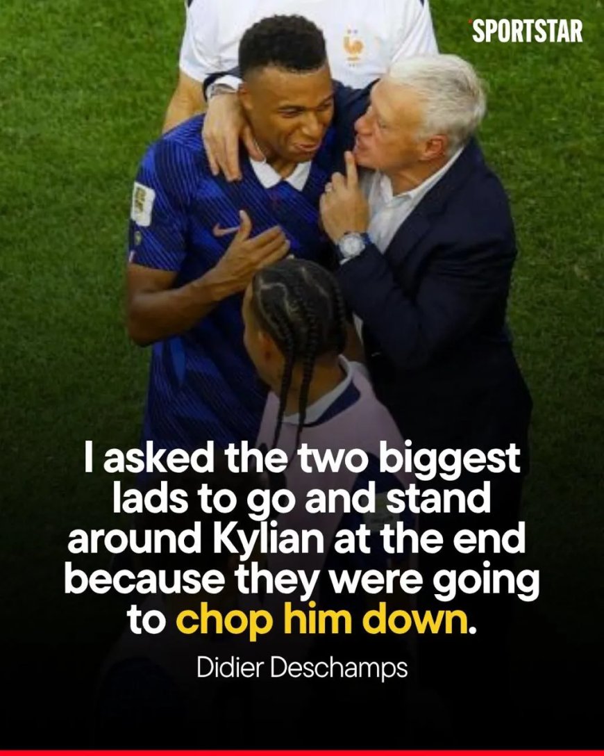 Deschamps beschermde Mbappé tegen harde tackles