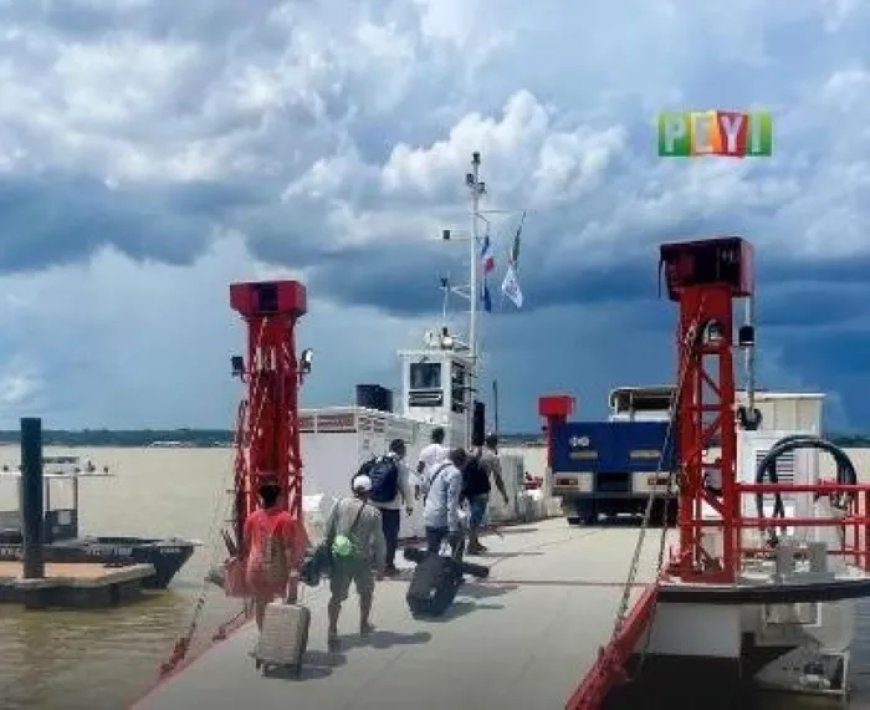 Veerdienst Albina naar Saint-Laurent vanaf dinsdag 7 juli beperkt hervat