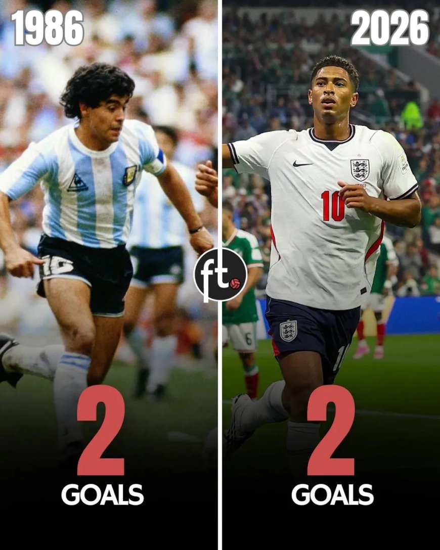 Bellingham treedt in voetsporen van Maradona