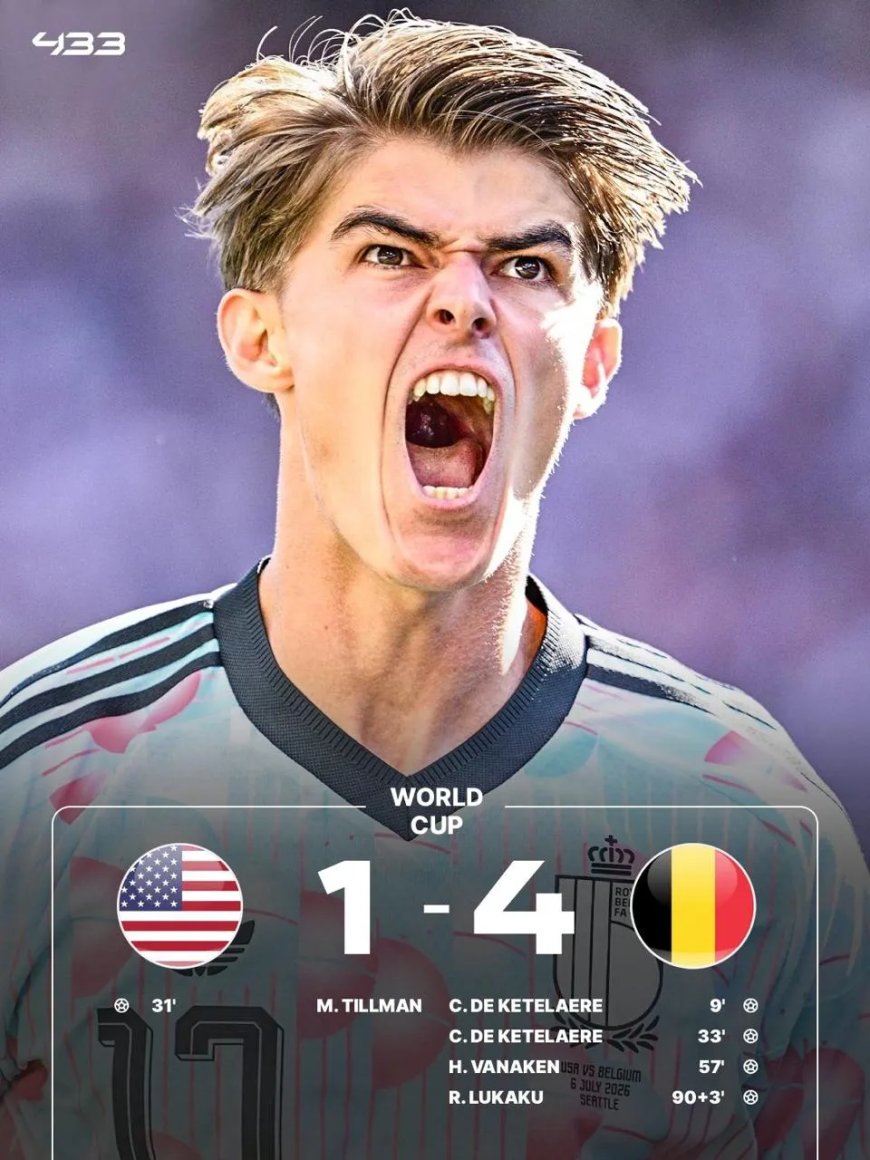 België schakelt Verenigde Staten overtuigend uit en bereikt kwartfinales