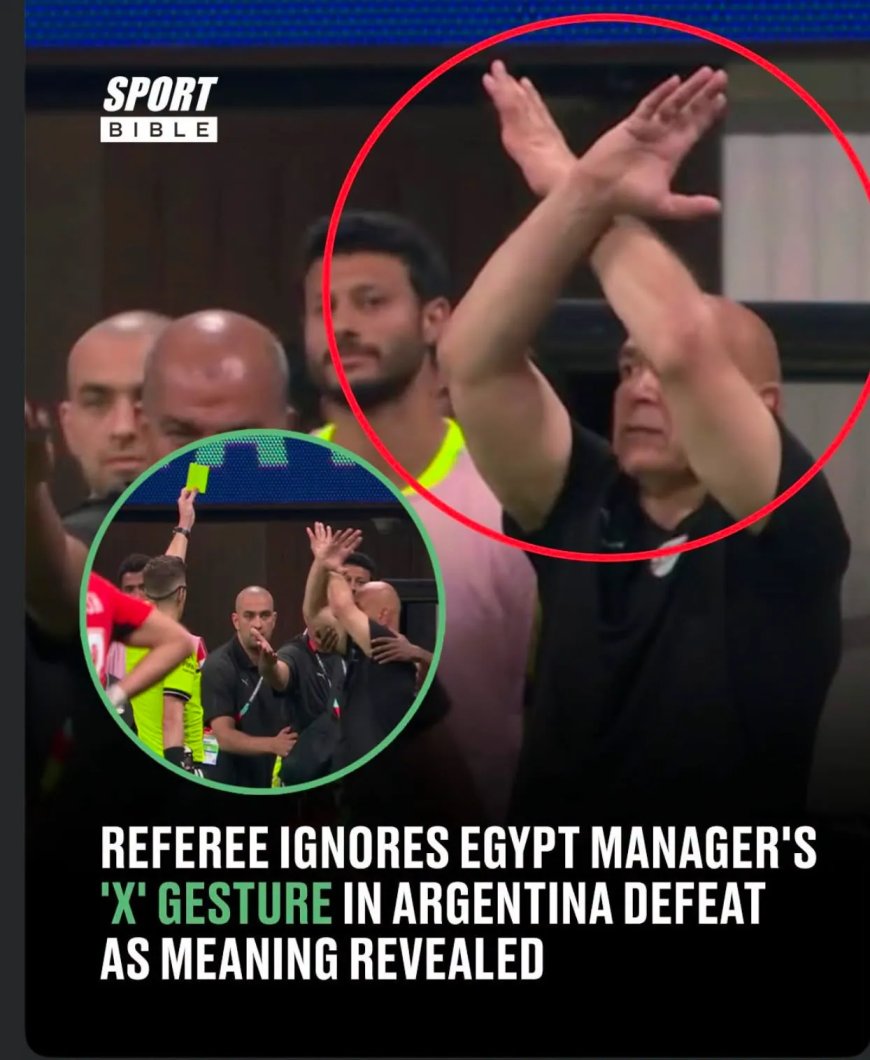 Egyptische coach gebruikte officieel FIFA ‘X’ signaal tegen racisme