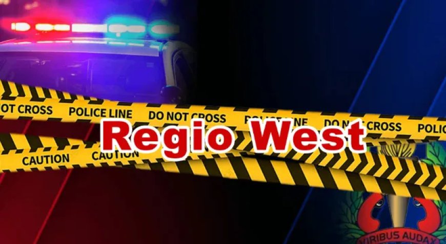 Auto op Weg naar West vanuit het bos onder vuur genomen