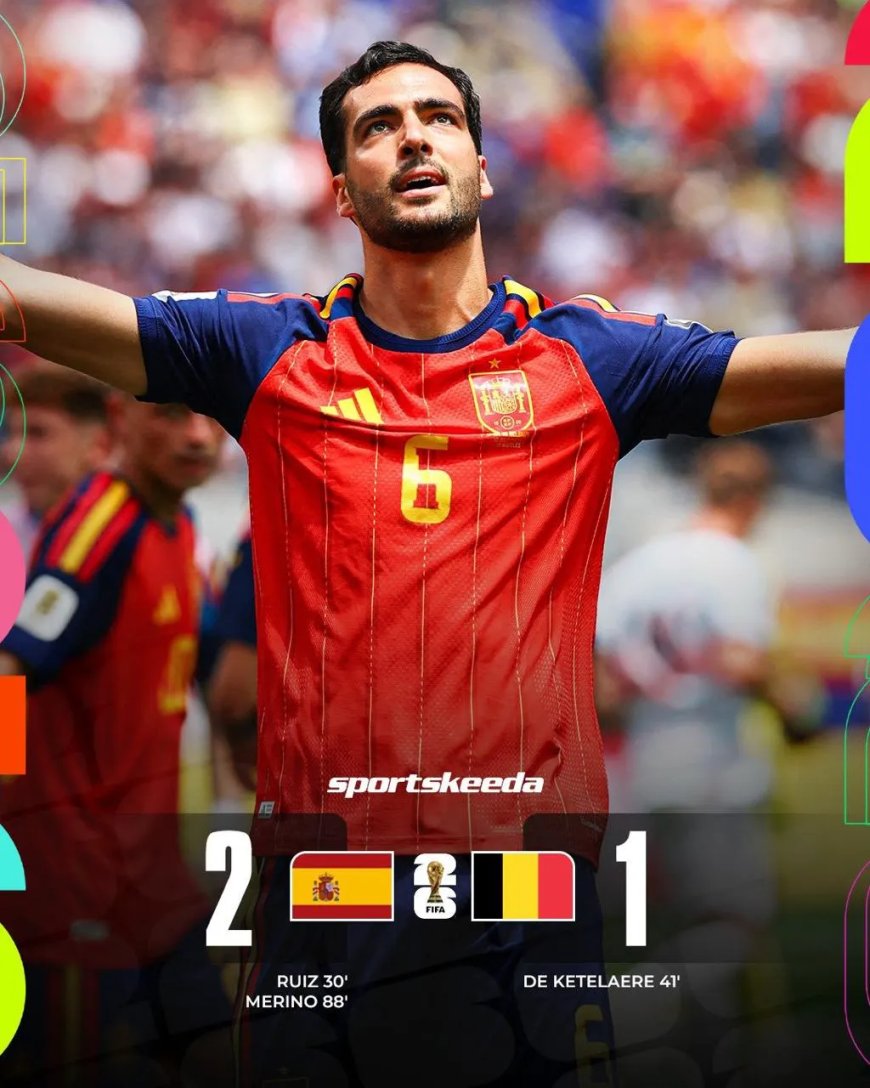 Spanje naar halve finale WK 2026 na winst op België