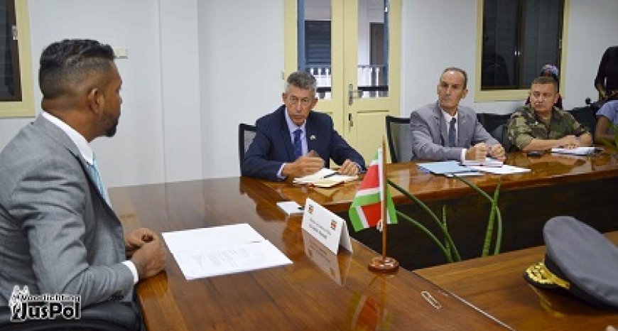 Suriname en Frankrijk willen samenwerking op grensveiligheid versterken