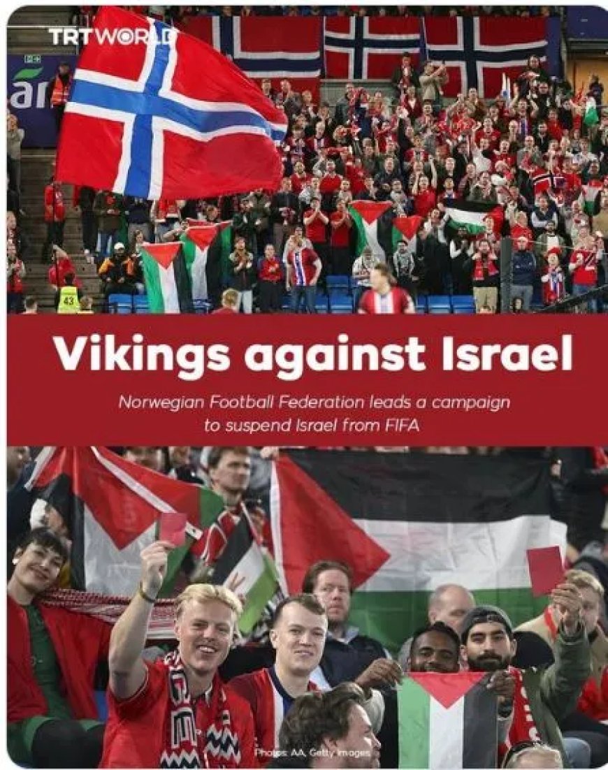 Noorwegen wil schorsing Israël uit internationaal voetbal