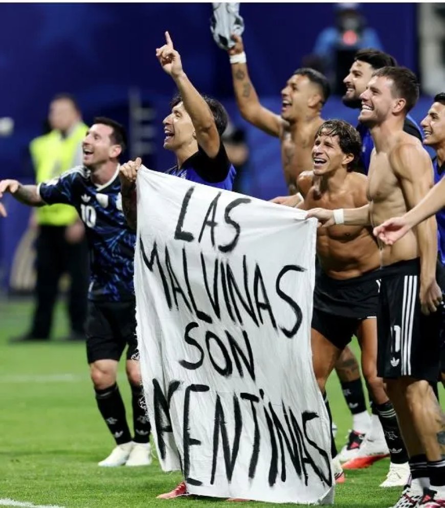 Argentijnen verklaren omstreden Malvinas-spandoek