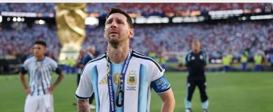 Messi keert terug naar Rosario na verloren WK finale