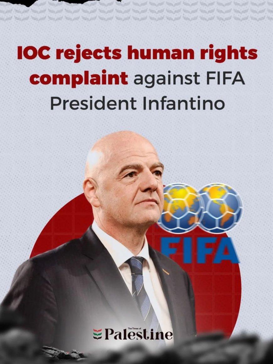 IOC wijst klacht tegen FIFA voorzitter Infantino af