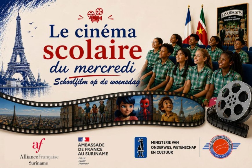 Franse schoolfilms brengen taal en cultuur dichter bij Surinaamse leerlingen