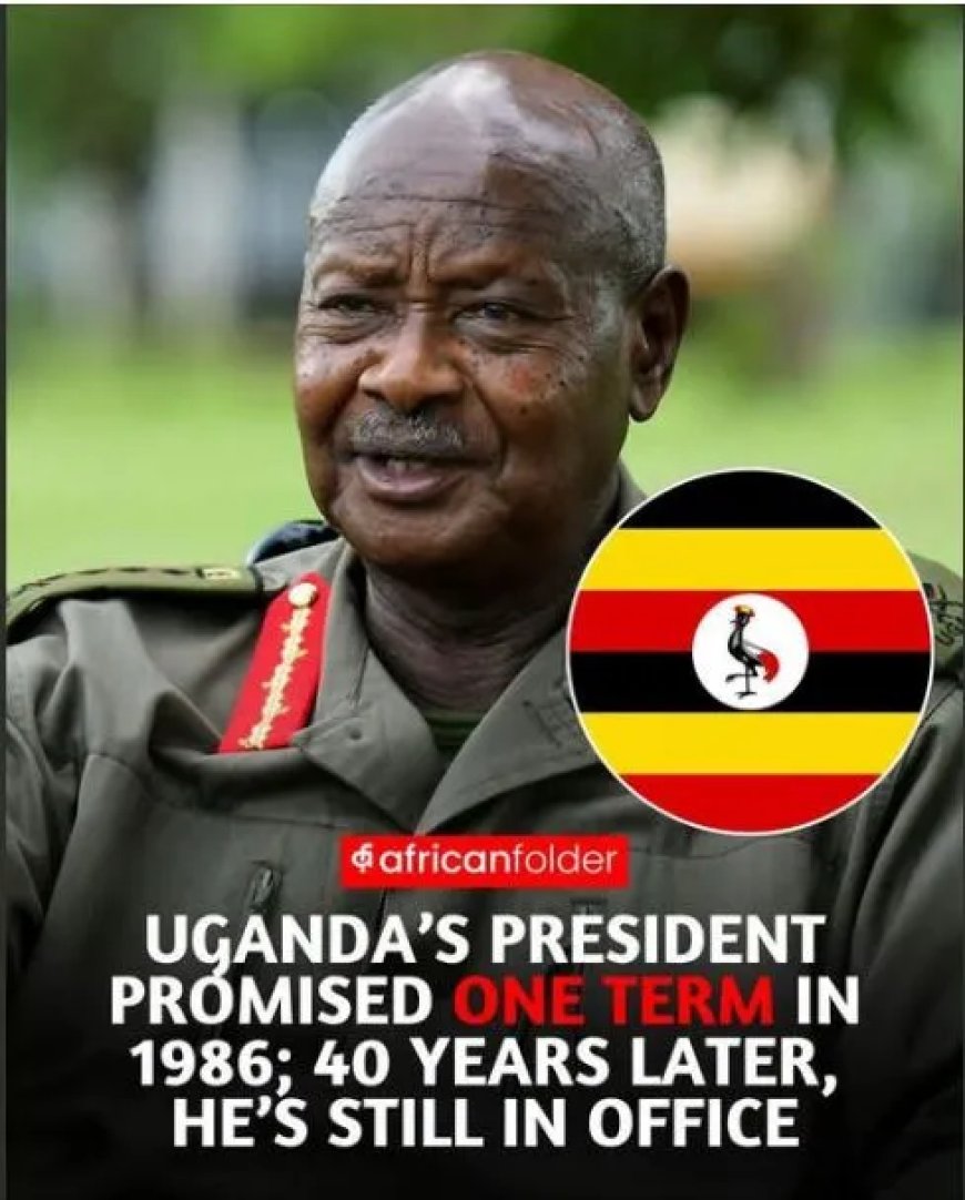 Museveni regeert al veertig jaar ondanks belofte van één termijn