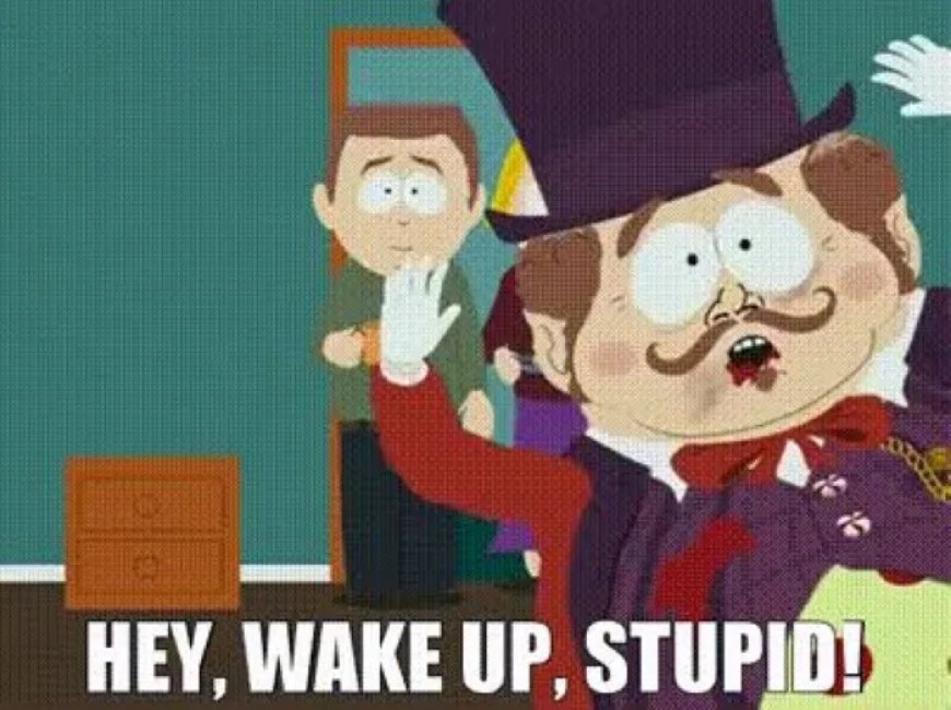 Wake up, stommelingen! Het geld is op en het feest gaat door!
