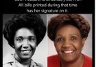 Azie Morton schreef geschiedenis op Amerikaanse dollarbiljetten