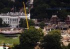 Hof zet bouw van Trumps White House-balzaal voorlopig stil