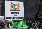 Ministerie van Justitie en Veiligheid onthult nieuw naambord
