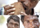 WIST U DAT: Man in India normale maaltijd overslaat voor stenen en modder?