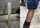 Rekruut gewond nadat inspecteur plank naar hem zou hebben gegooid