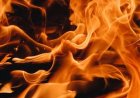 Houten woning aan Tangibaweg volledig afgebrand