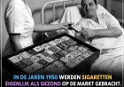 Toen sigaretten nog als gezond werden verkocht