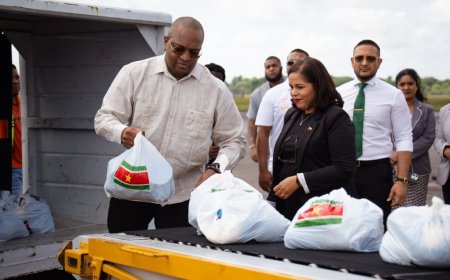 Suriname stuurt 1000 voedselpakketten naar aardbevingsslachtoffers Venezuela