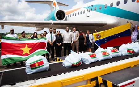 Suriname stuurt voedsel en hulpgoederen naar aardbevingsgebied Venezuela