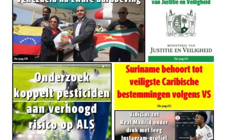 Dagblad Suriname, vrijdag 7 augustus 2026