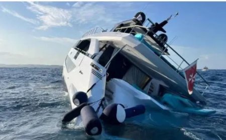   Beelden -Luxe jacht van $9,1 miljoen zinkt amper vier dagen na levering