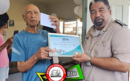 Randolph Cyrus viert zijn 104e verjaardag