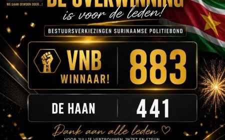 Nieuw leiding Surinaamse Politiebond bekend na verkiezingen