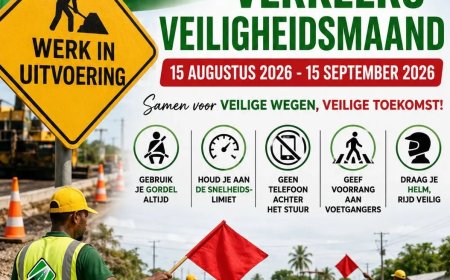 Verkeersveiligheidsmaand van start in Suriname