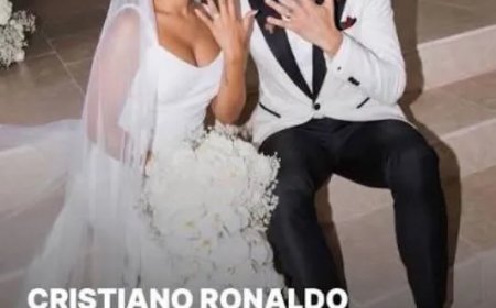 RONALDO EN GEORGINA TROUWEN INTIEM IN EIGEN WOONKAMER