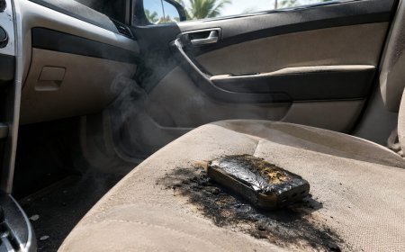 Powerbank veroorzaakt autobrand bij Politieacademie